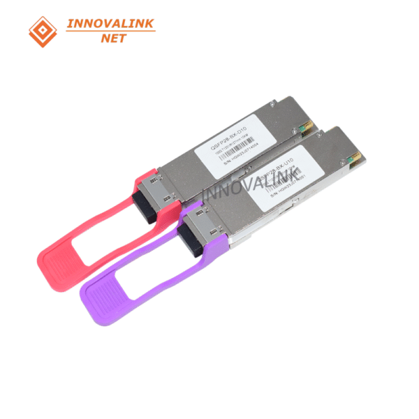 100G QSFP28 BIDI 10Km 1270nm 1330nm Simplex LC Optical Transceiver Module for 100G 1 Fiber Link