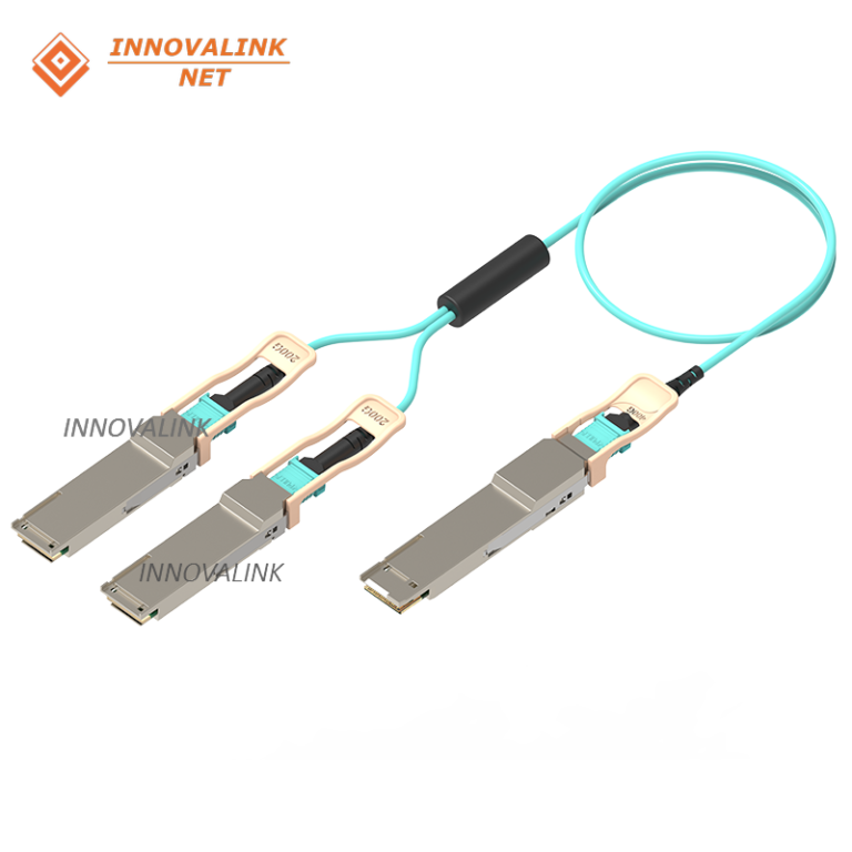 400G QSFP-DD to 2x200G QSFP56 AOC 02