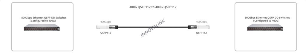 400G QSFP112 to 400G QSFP112 Switch to Switch connection